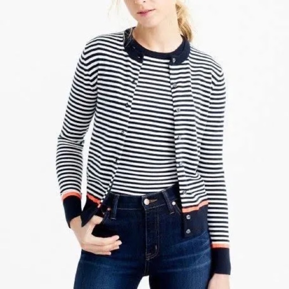 J.Crew - Cotton Jackie Cardigan Sweater